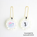 マタニティロゼット【toamws65-20-04】両面仕上げマタニティ 妊娠 お祝い 目印 ロゼット パール チャーム 6.5cm おしゃれ プレゼント りぼん...