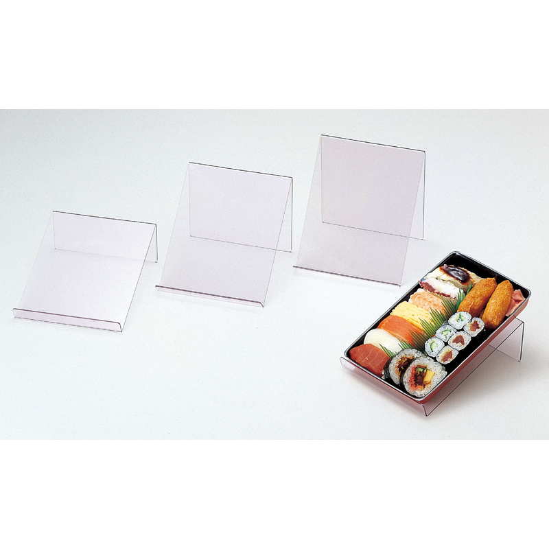 皿 弁当 お土産等のスタンド(大) DS-11 / 返品代引不可 / えいむ アクリル サンプル立て 皿立て ディスプレイ