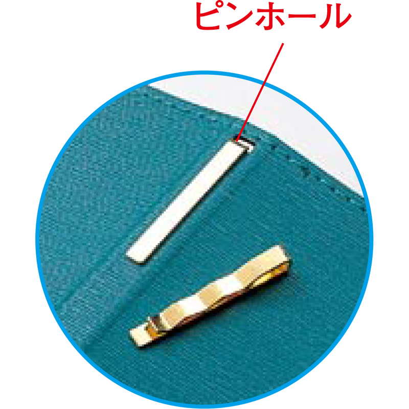 合皮キルト メニュー ピンホールタイプ(タテ大 4ページ) LB-824 / えいむ 合皮 メニューブック クリップ ピンタイプ