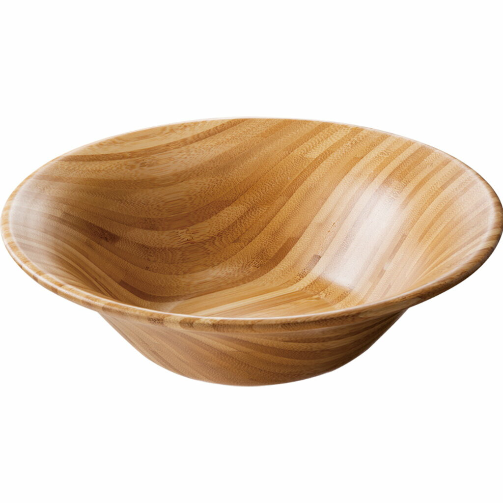 Rakuten - 木製食器 ボウル 大 ECL-16 / シンビ 食器 木製食器 皿 ボウル 食洗機可 ハンドメイド