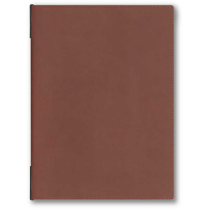 メニューブック ItAly PU(ブラウン) UPM-1 / シンビ メニューブック A4
