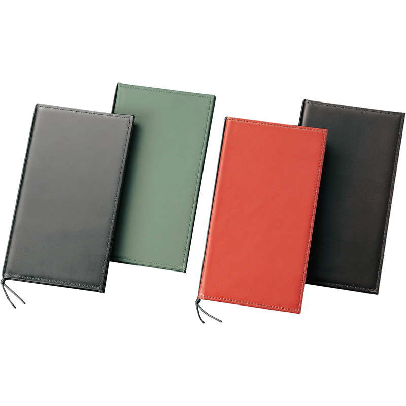 本革 メニューブック(ミニ 特寸 4ページ) LB-634 / えいむ メニューブック タテ ヒモタイプ