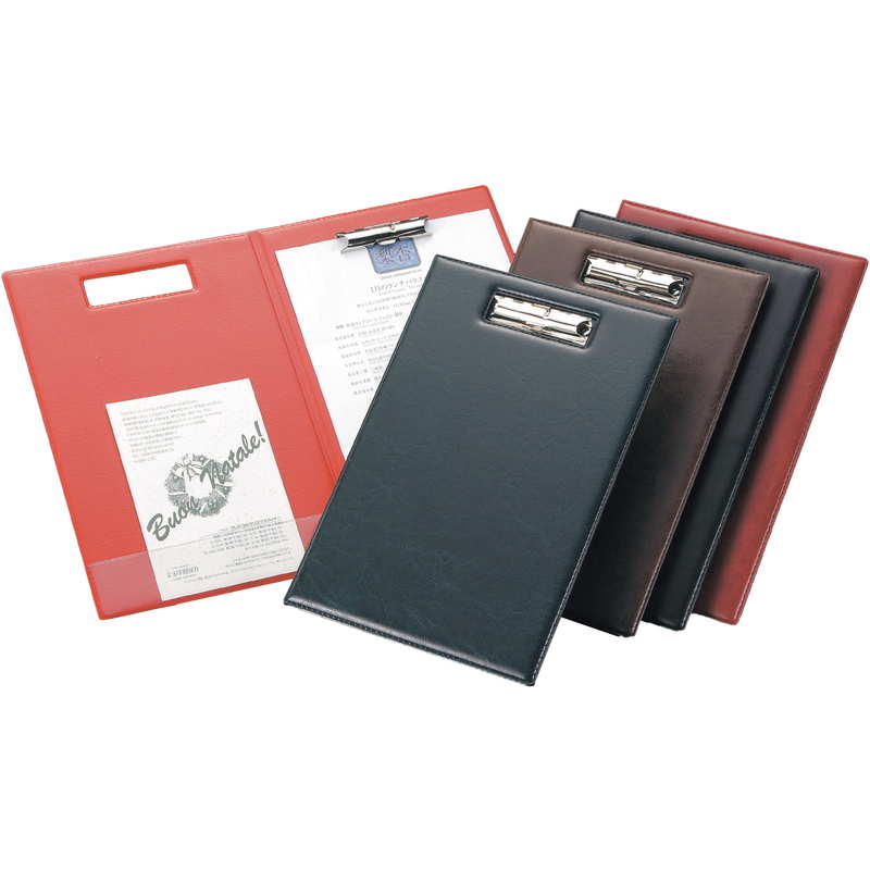 A4 二つ折り ホルダー MH-501 / えいむ メモ ホルダー 用箋ばさみ 用箋バサミ