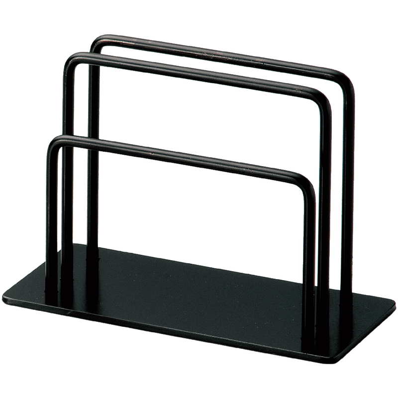 メタル メニュー＆バインダー立て ストロング(ブラック) BS-49 / えいむ メニューブック立て メニュー..