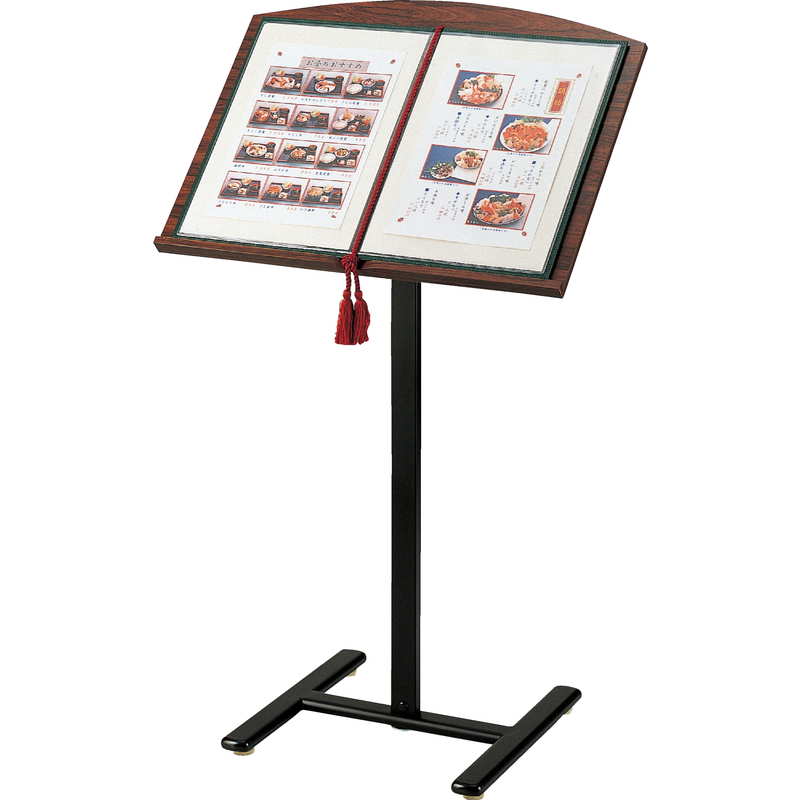 メニューブック台 B4 Wタイプ(大) SS-70 / 返品代引不可 / えいむ メニュー ブック 案内 記名 スタンド 台