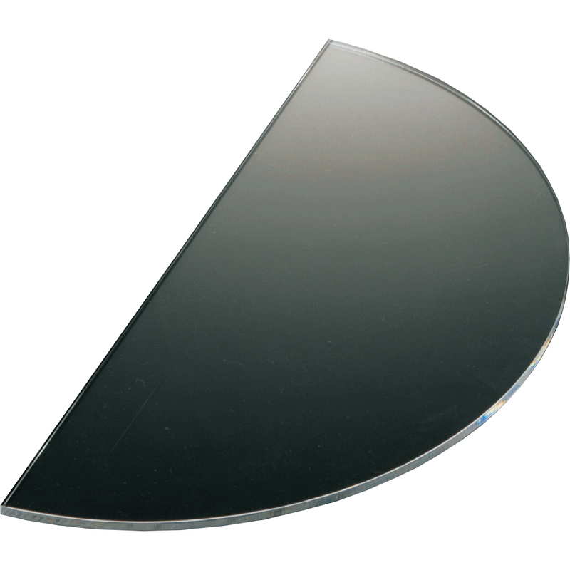 アクリル 半円 プレート(6mm) AST-63 / 返品代引不可 / えいむ アクリル テーブル板 ディスプレイ