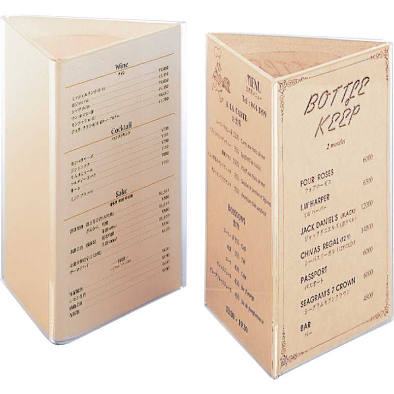 主な仕様商品カテゴリメニュースタンド メニュースタンド商品名メニュースタンドメーカー名シンビメーカー品番KOK-4サイズW100xH150mm素材等アクリル追加オプション 備考