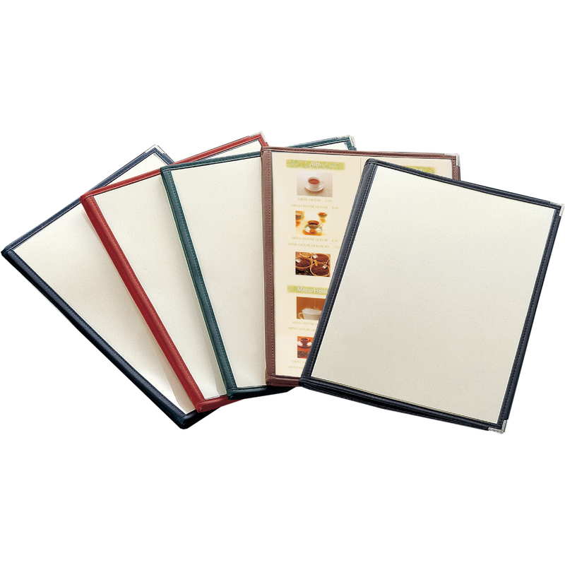 合皮 クリアテーピングメニュー(B4 16ページ) LTB-416 / 受注生産 / えいむ テーピング メニューブック