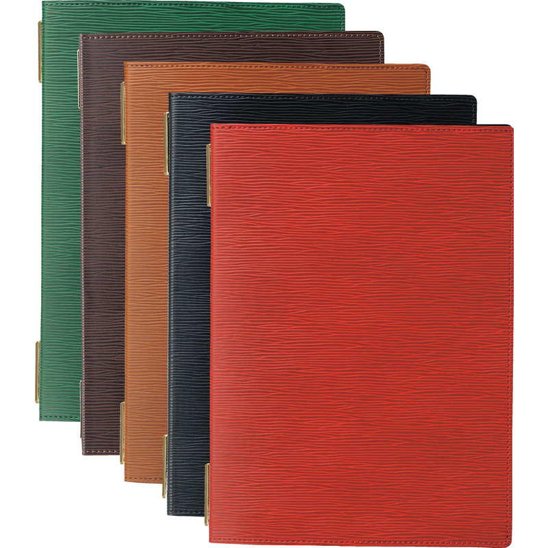 グルーブ メニュー(大 A4 4ページ) GB-131 / えいむ メニューブック クリップ ピンタイプ ピンホール