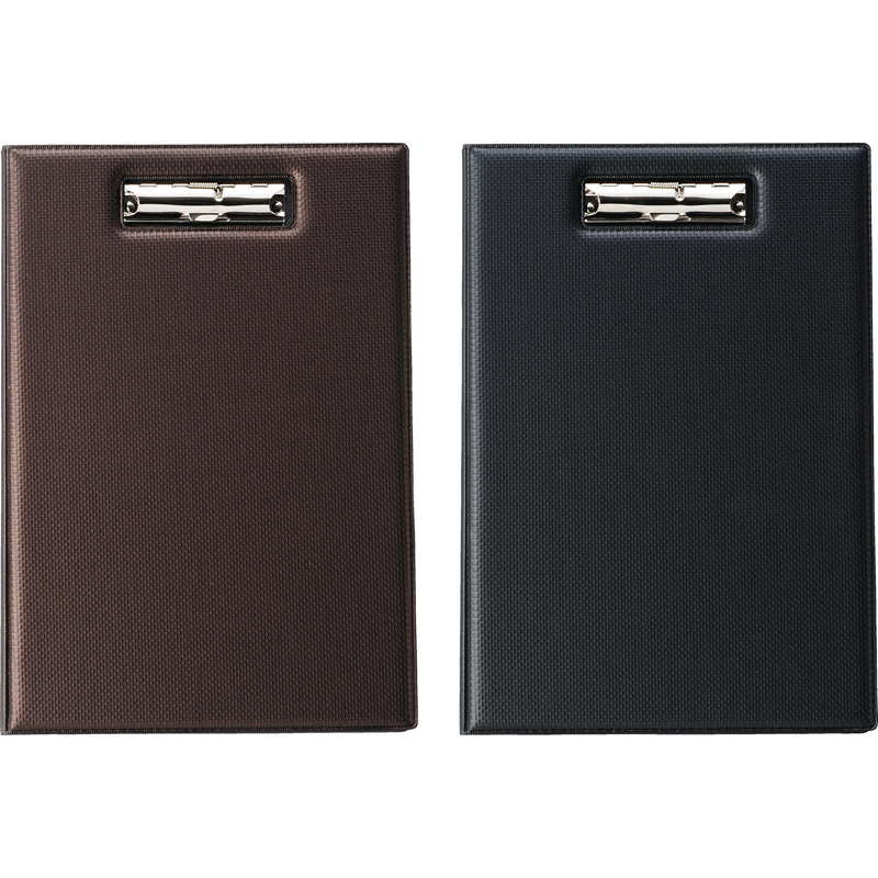 カーボンタイプ ホルダー 二つ折り MH-504 / えいむ メモ ホルダー 用箋ばさみ 用箋バサミ