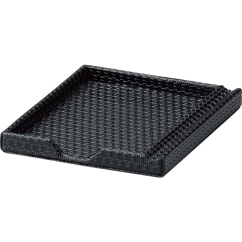 メモトレイ MT-6 / えいむ ホテル メモ レザータッチ ブラック