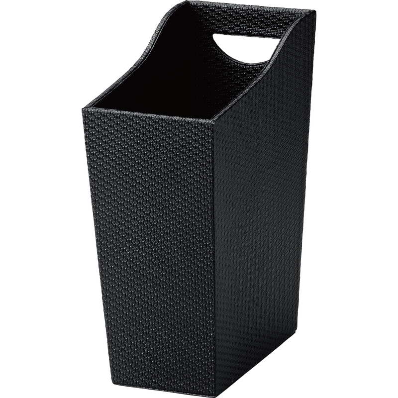 トラッシュボックス AC-15 / 返品代引不可 / えいむ ホテル ゴミ箱 レザータッチ ブラック [3]