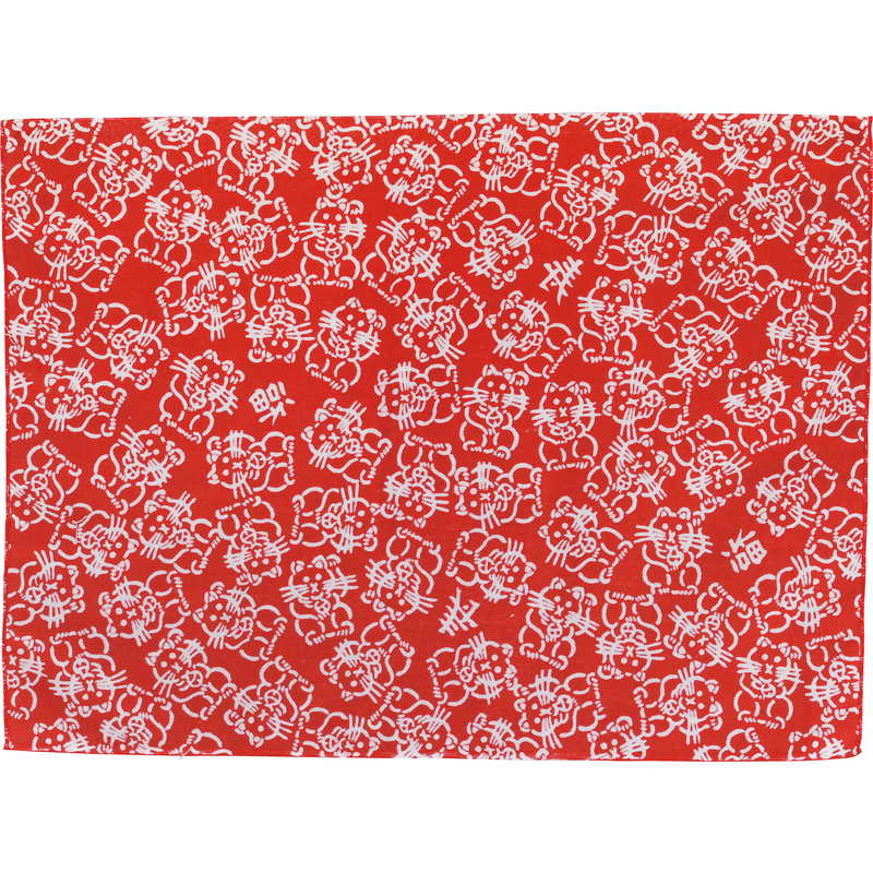 和風 ランチョンマット 手ぬぐいタイプ(猫) JL-103 / えいむ ランチョンマット コットン アイスペール..