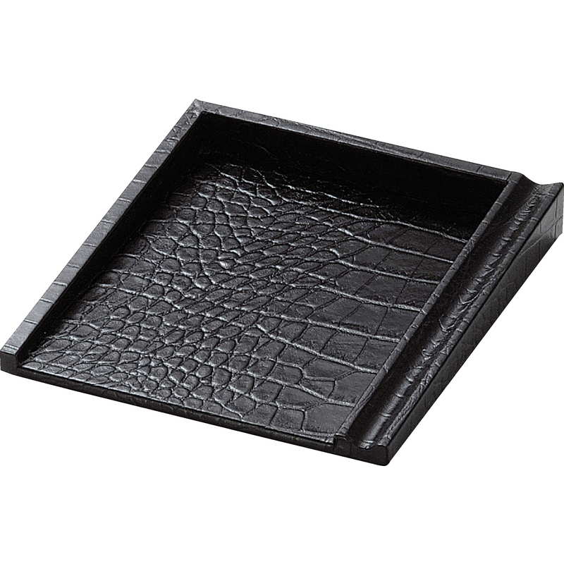 メモトレイ LMT-10 / えいむ ホテル メモ リサイクルレザー クロコダイル柄