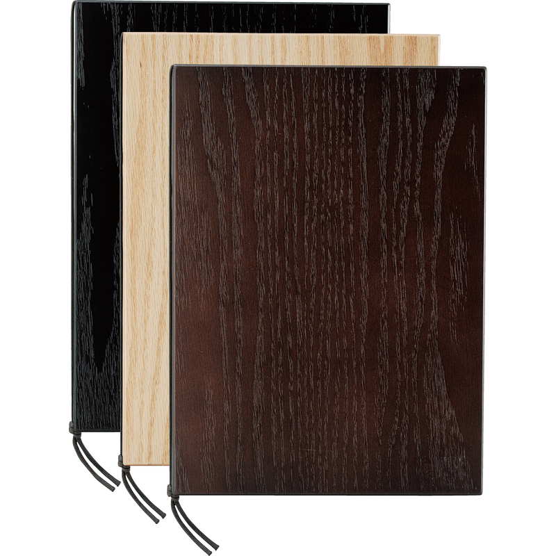 MDF メニューブック(大 A4 4ページ) WB-911 / えいむ メニューブック ヒモタイプ 木製...