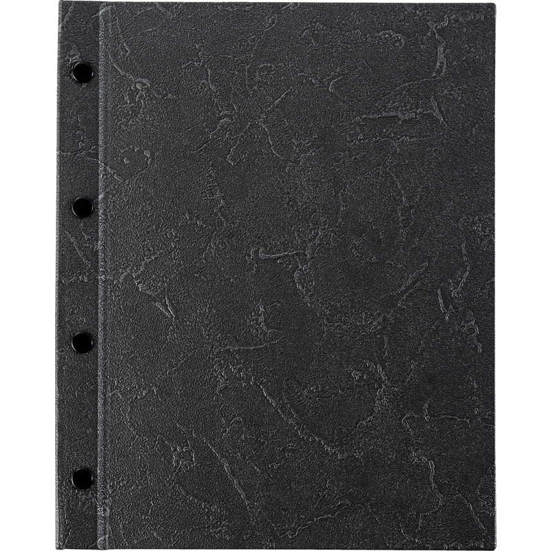 Other - ストーンタッチ ホック式 メニュー(A4 4穴 4ページ) HB-611 / えいむ メニューブック ホックタイプ