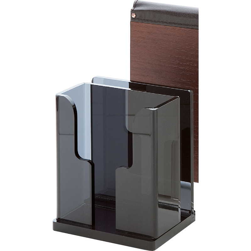 ブック立て兼ナプキンスタンド OST-3W・B / シンビ ブックスタンド ブックスタンド複合&ナプキンS