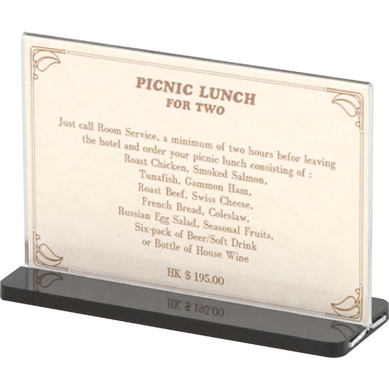 メニュースタンド ESS-3・B / シンビ メニュースタンド メニュースタンドスライド