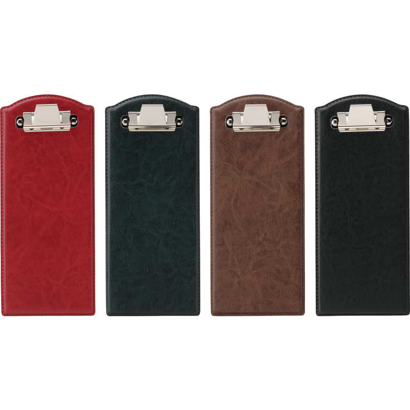 レザータッチ バインダー BH-7 / えいむ 伝票ホルダー 伝票ばさみ お会計クリップ