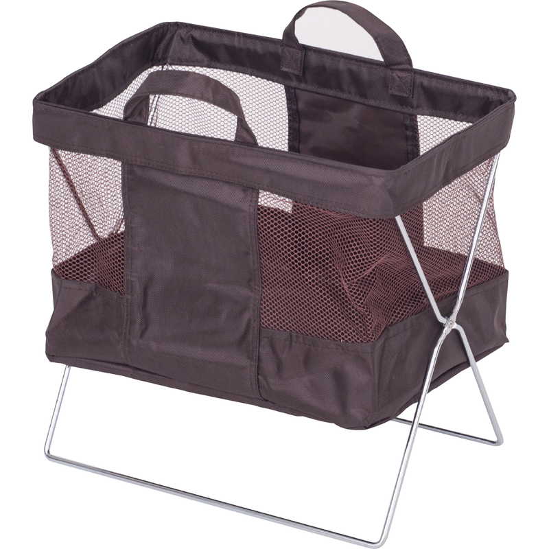 Rakuten - 手荷物収納メッシュワゴン ショート(小) (3セット) ZT-手荷物収納メッシュワゴン 小-60 / 返品代引不可 / シンビ 店頭販促用品 店頭用品