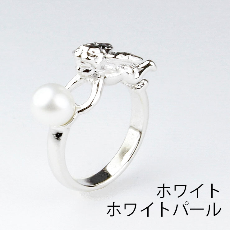 ベビーリング パールエンジェル材質：銀（SV925） 出産祝い 誕生日プレゼント ネックレス 刻印 指輪 赤ちゃん 指輪 赤ちゃん リング シルバーアクセサリー 真珠 リング 代引不可