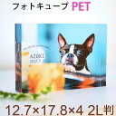 犬 猫 記念写真 フォトキューブ 写真2L判サイズ 犬 記念写真 猫 遺影 ペット フォトフレーム 写真立て うちの子 グッズ プレゼント 女の子 結婚記念日 ...