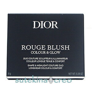 訳あり【メール便対応】ディオール ディオールスキン ルージュ ブラッシュ カラー&グロウ 100 ディオリッシモ 8g