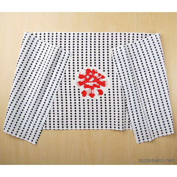 豆しぼり手ぬぐい (33cm×90cm)(祭用品)ON【和装呉服】[78-7-47 78-1-28]