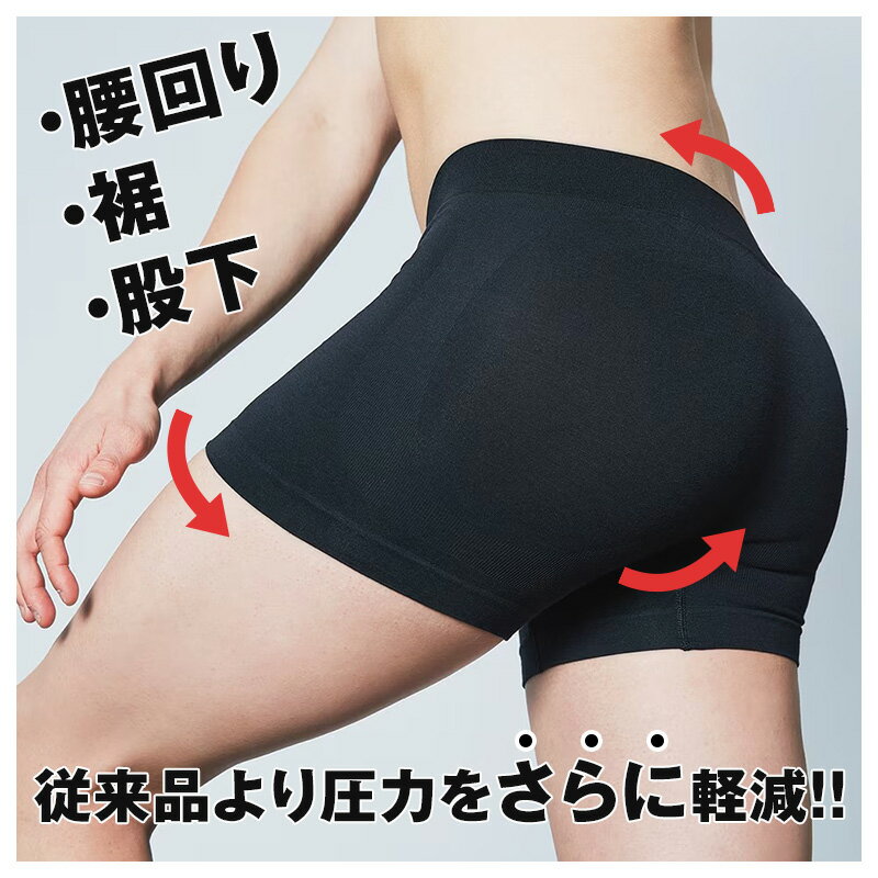 グンゼ BodyWild 立体成型 ボクサーパンツ M〜LL (GUNZE BODYWILD メンズ ボクサーパンツ 立体成型 ストレッチ 縫い目少なめ 前とじ 洗濯タグなし)