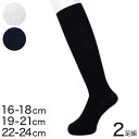 ハイソックス キッズ 高校生 靴下 2足組 16-18cm~22-24cm (学生 ソックス ジュニア 白 中学生 子供 紺 通学 抗菌防臭 16cm 17cm 19cm 20cm 21cm 22cm 23cm) (特販)