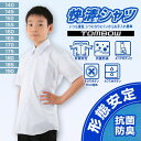 学生服 カッターシャツ スクールシャツ 男子 半袖 形態安定 140cmA～190cmA(中学生 高校生 学生ワイシャツ スクール トンボ学生服 TOMBO 抗菌防臭 140 150 160 170 180 190)【取寄せ】 2