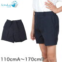 学生服 ズボン 夏用 男子 半ズボン 3分丈 紺 110cmA〜170cmB (制服 夏ズボン ワンタック ノータック 小学生 男の子)【取寄せ】