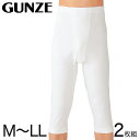 グンゼ あったかソフト スムース 半ズボン下 2枚組 M〜LL (GUNZE メンズ 男性 ステテコ)【在庫限り】