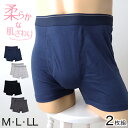 メンズ ボクサーブリーフ 前開き ボクサーパンツ 下着 パンツ 2枚組 M~LL (男性 紳士 インナー ボクサー インナーウェアー 前あき M L LL)