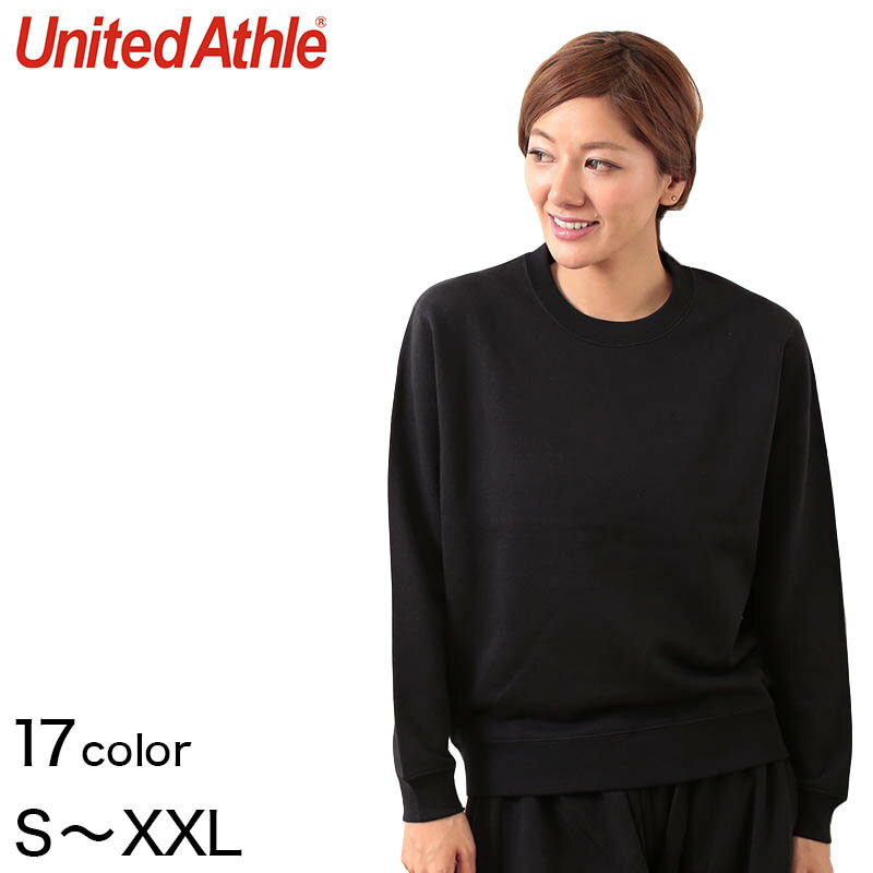 レディース 10.0オンス クルーネックスウェット S～XXL (United Athle レディース アウター トレーナー カラー)【取寄せ】