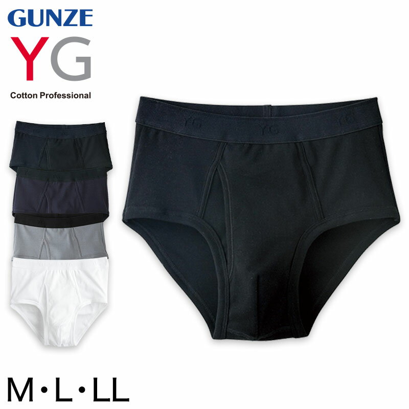 グンゼ ブリーフ グンゼ YG メンズ 綿100% ブリーフ パンツ 下着 前あき M～LL (GUNZE コットン インナー インナーウェア 男性 紳士 肌着 無地 抗菌 防臭 M L LL)