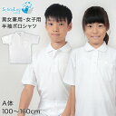 制服 ポロシャツ 半袖 男子 女子 100cmA~160cmA (小学生 中学生 学生服 シャツ 学生 半袖シャツ 100 110 120 130 140 150 160)