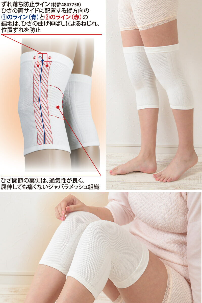 ひだまり 男女兼用 パイルサポーター ひざ用 ...の紹介画像3