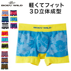 グンゼ ボディワイルド メンズ ボクサーパンツ BodyWild インナー パンツ M〜LL (GUNZE BODYWILD 男性 紳士 下着 肌着 ボクサーブリーフ インナーウェアー カラー豊富 前とじ 洗濯タグなし 汗対策 軽い M L LL)【在庫限り】