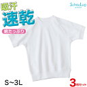 【11/5(日)エントリー＋複数購入でP10倍】体操服 半袖 3枚セット S～3L (半そで 体操着 大きいサイズ ゆったり 半袖体操服 小学校 小学生 中学 男子 女子 スクール 子供 子ども キッズ 高校 運動 スポーツ) (送料無料)