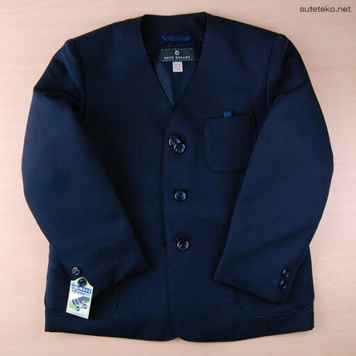 【10/15はエントリー!抽選でPバック】小学生 男子 制服 上下セット 長ズボン 紺 洗える 撥水 形態安定 ウエストゴム A体 120cmA・130cmA 子供 小学校 男の子 学生服 丈夫 イートン 鳩サクラ (送料無料)【取寄せ】