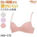 アツギ ジュニアブラ ブラジャー 子供 ソフトワイヤー 透けにくい A65~C75 下着 女子 中学生 キッズ ジュニア 女の子 綿 インナー ハイジュニ【取寄せ】