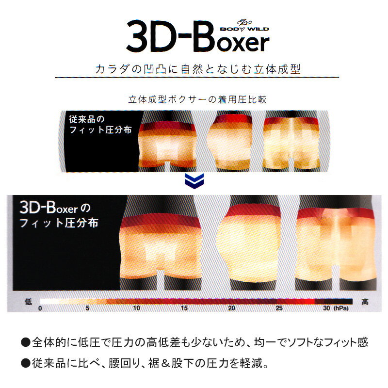 ボディワイルド 前閉じ ローライズ ボクサーブ...の紹介画像2