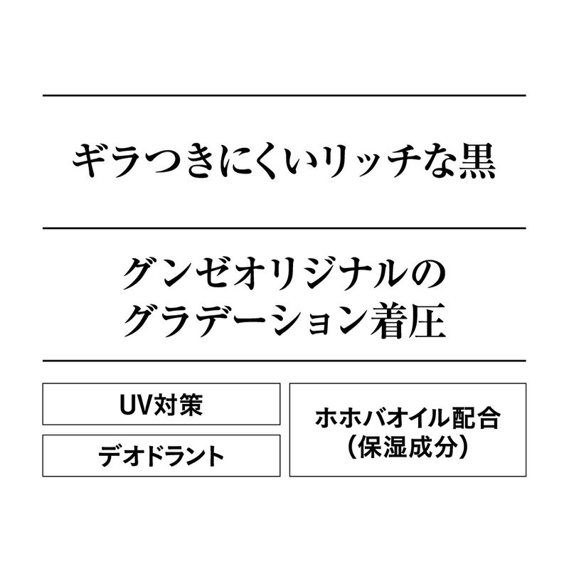 【要エントリー★5/25は抽選でポイントバック！】グンゼ サブリナ 黒 ストッキング ひざ下 着圧 レディース 13hpa 22-25cm GUNZE SABRINA 膝下丈 丈夫 UV対策 伝線防止 ブラック 黒ストッキング
