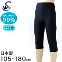 日本製 キッズ スポーツ UV レギンス 7分丈 105cm~180cm スポーツインナー 子供 uvカット ジュニア 男の子 女の子 スパッツ