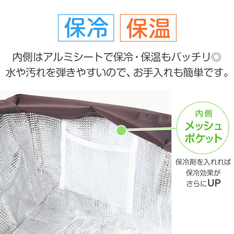 エコバッグ レジカゴ 保冷 レジカゴ型 バッグ 保冷バッグ 大容量 買い物袋 保冷ト...