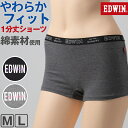 【要エントリー★9/20は抽選でポイントバック!】EDWIN レディース ショーツ 1分丈 綿素材 優しい肌触り フィット感 やわらか ストレッチ 動きやすい ...