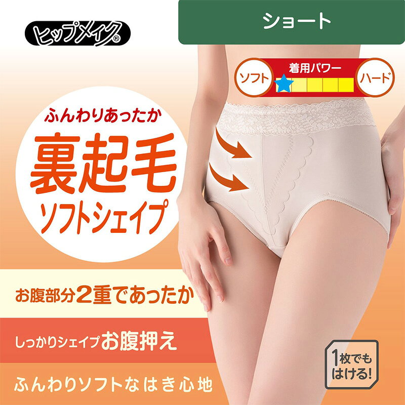 【7/25限定！抽選で最大100％ポイントバック】ガードルショーツ ショーツ 裏起毛 ガードル 1枚履き ぽっこりお腹 ショート アツギ ウエスト64〜90cm ショート丈 ATSUGI レディース 女性 婦人 下着 下腹 産後 補正下着 姿勢 下っ腹 防寒【在庫限り】 suteteko-10050717 下着・靴下のすててこねっと サンプル画像2