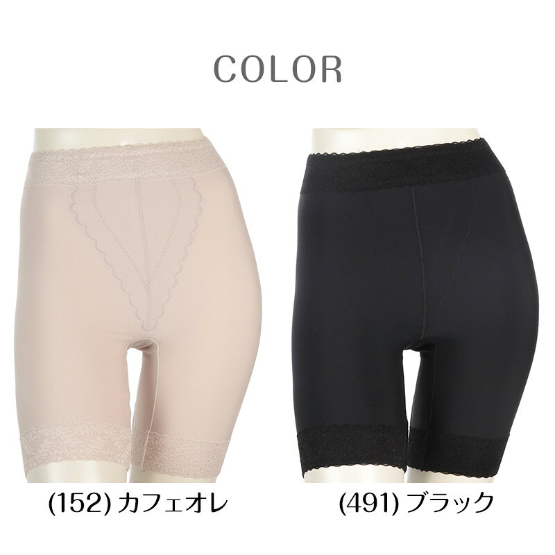 ガードルショーツ ロングガードル ひざ上丈 裏起毛 ガードル 1枚履き ぽっこりお腹 アツギ ウエスト64〜90cm ロング丈 ATSUGI レディース 女性 婦人 下着 下腹 産後 補正下着 姿勢 下っ腹 防寒【在庫限り】 suteteko-10050721 下着・靴下のすててこねっと サンプル画像3