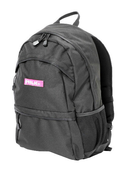 あす楽 送料無料 ミルクフェド MILKFED BIG BACKPACK ブラック レッド 03173039 | リュック バックパック レディース バッグ 通学 パソコン 大容量 メンズライク カジュアル リュックサック ブランド 女子 メンズ 高校生 通勤 おしゃれ 旅行 ナイロン ポケット 多い